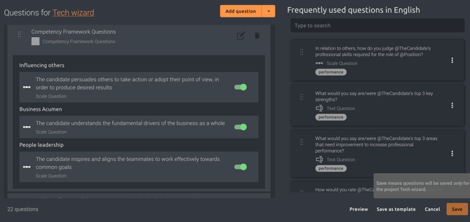 06. CBR Module - Save questionnaire