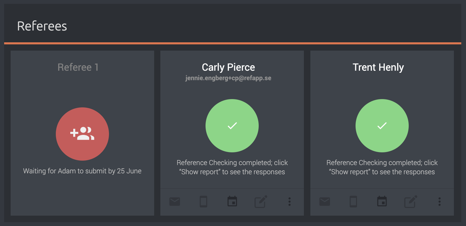 Can I set a minimum acceptable number of referees from the candidate?