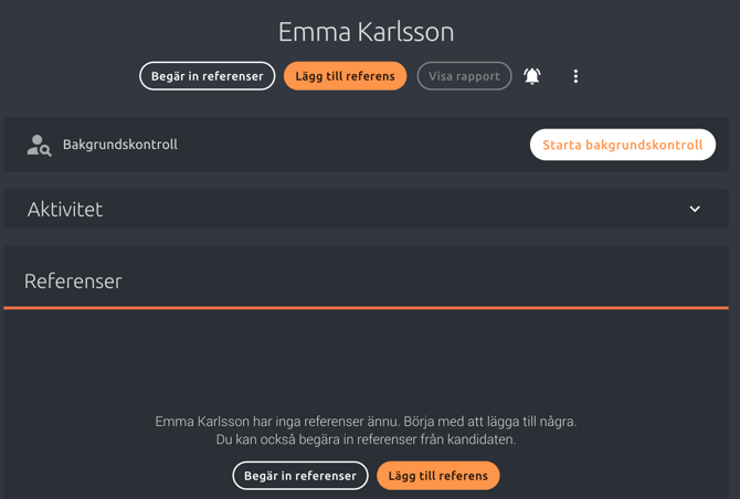 Starta bakgrundskontroll